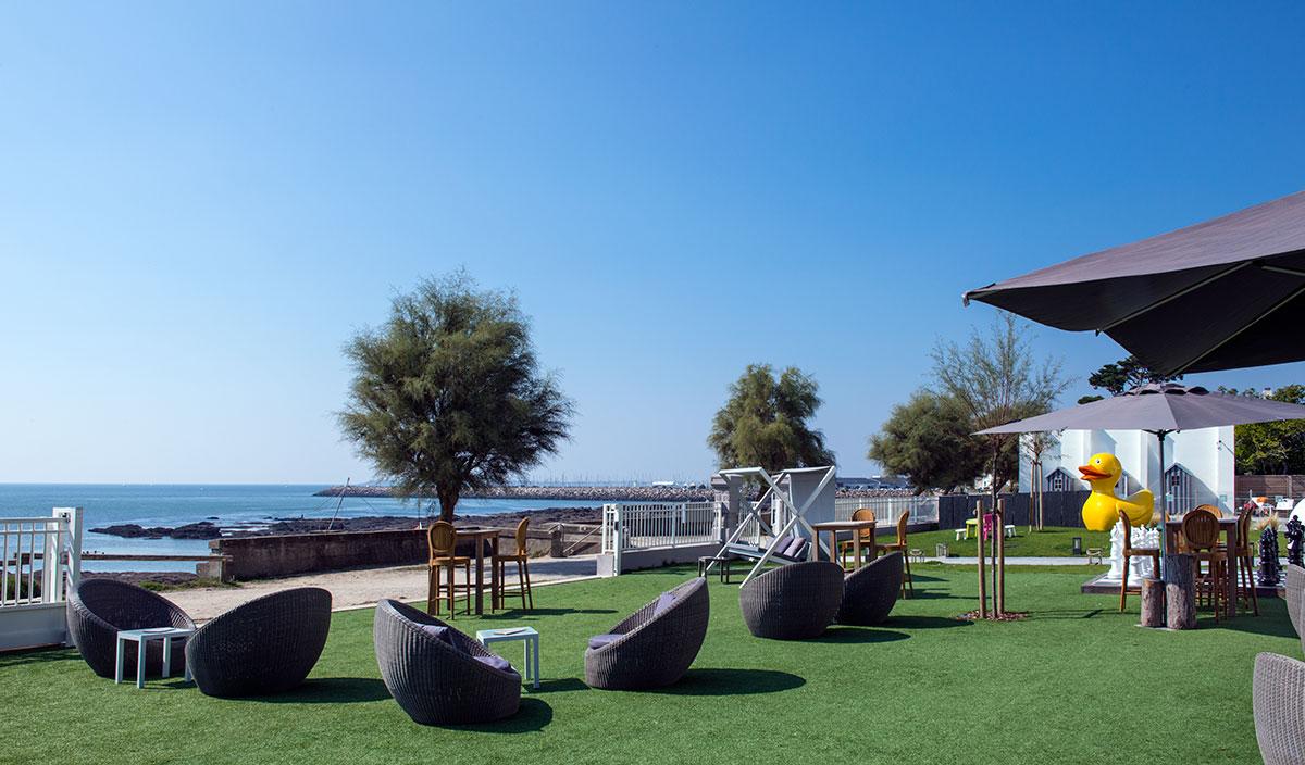 Hotel Chateau Des Tourelles - Relais Thalasso & Spa Pornichet Buitenkant foto