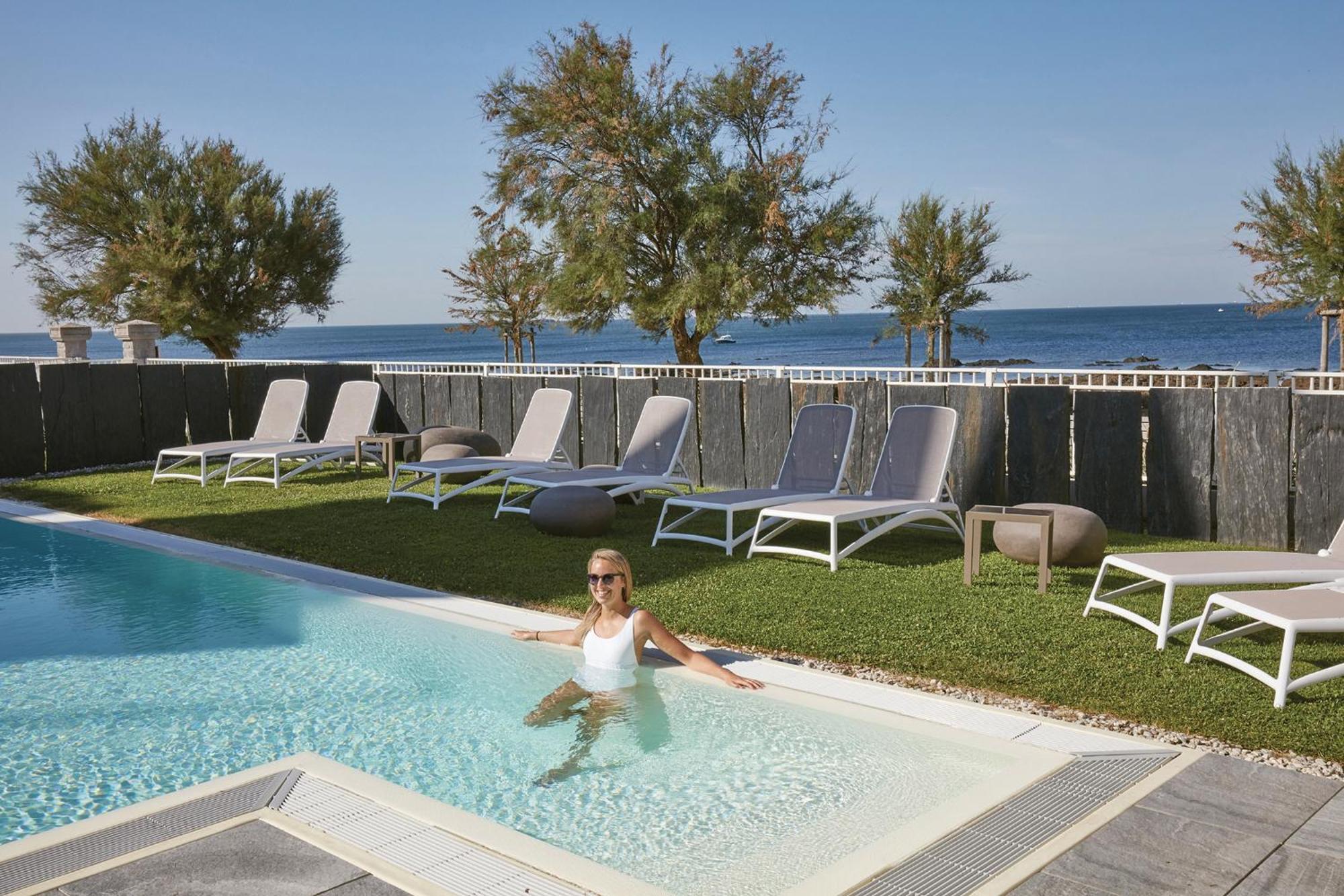 Hotel Chateau Des Tourelles - Relais Thalasso & Spa Pornichet Buitenkant foto