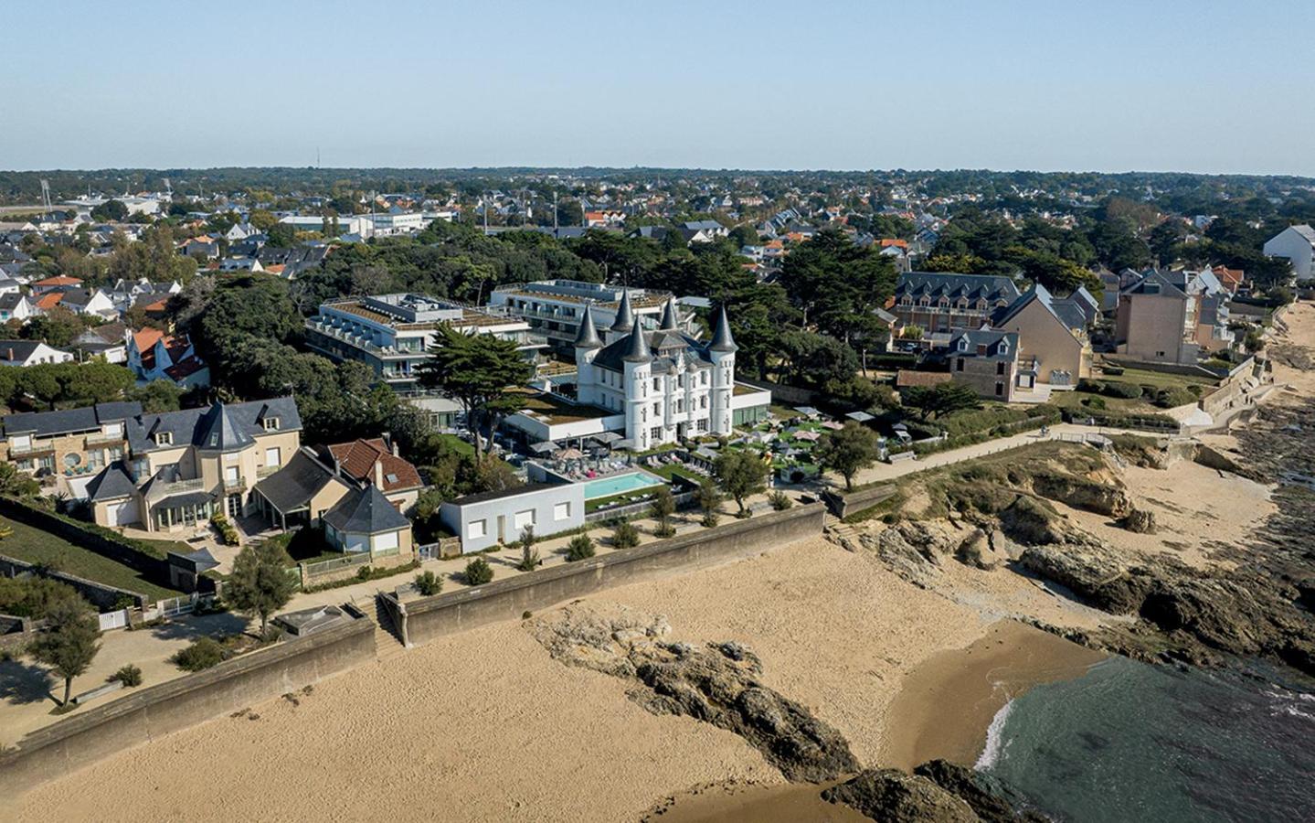 Hotel Chateau Des Tourelles - Relais Thalasso & Spa Pornichet Buitenkant foto